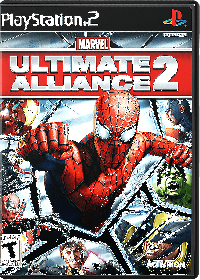 Marvel Ultimate Alliance 2 Playstation 2  box art